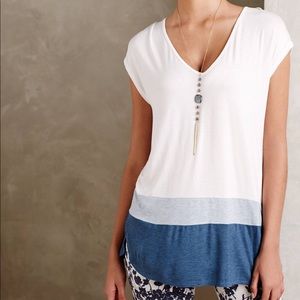 Anthropologie NWOT Color-Block Tunic